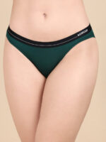 Pack of 3 Combed Cotton Printed Bikini Panties with Outer Elastic - Image 5